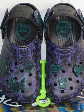 Disney Haunted Mansion Wallpaper Crocs - M5/W7